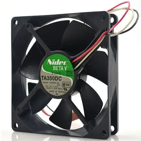 TA350DC L34880-58 12V 0.27A Nidec 9025 9cm frequency converter cooling fan