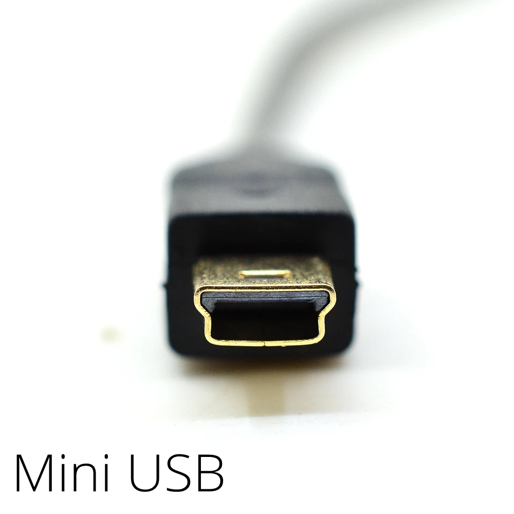 Câble Micro Mini USB 3.1 mâle à mâle, 5 broches, coudé de type C vers Mini USB 2.0 OTG, adaptateur de données, convertisseur, câble de charge, 25cm