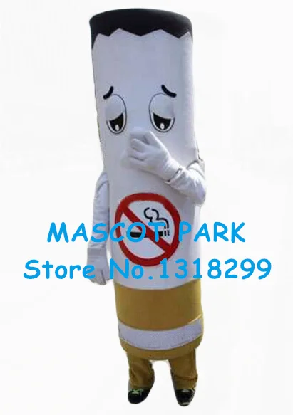 cigarette mascot costume for adult Non-smoking advertising lung health theme tobacco cigarette  costumes carnival fancy dress