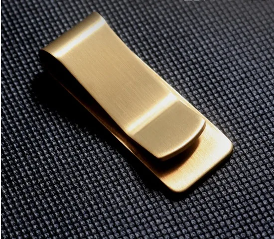 Brand New Supreme Brass wallet metal money clip paper clip change paper clip Pure copper thick restoring ancient ways(00189)