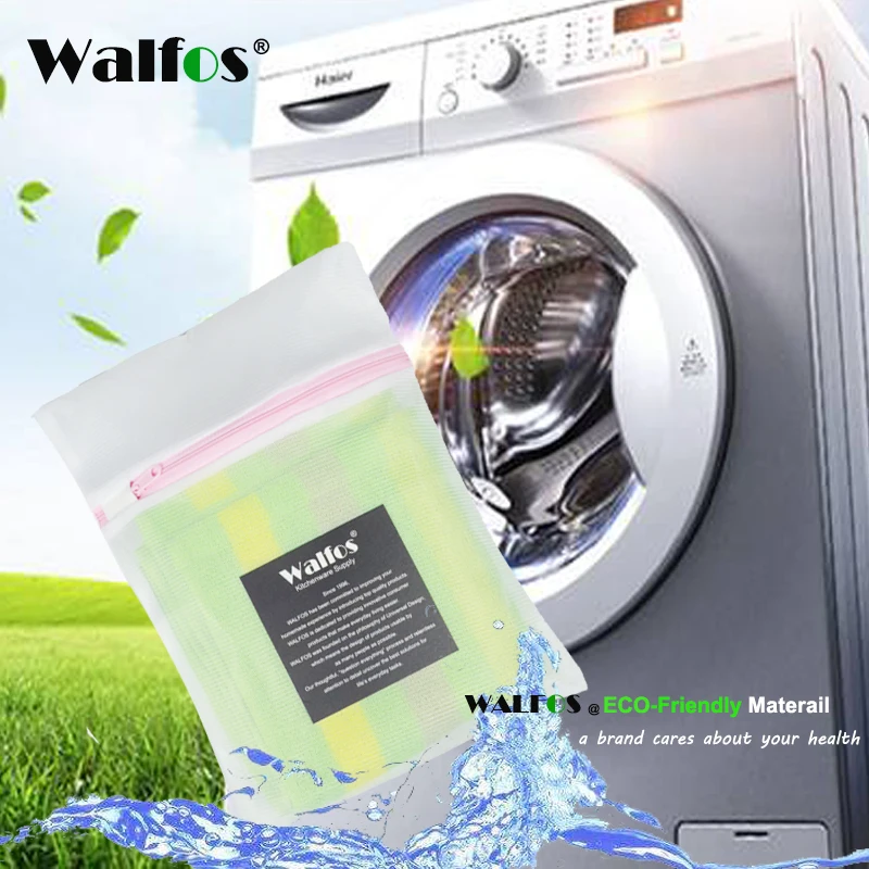 WALFOS Laundry Bags Bra Underwear Baskets Mesh Bag Laundry Washing Care Pouch Organizer Storage Box Household Cleaning Kits