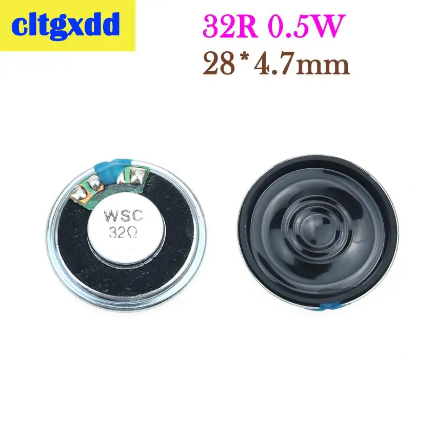 Cltgxdd 8 Ôm 0.5W Loa Còi Từ Loa 15 20 23 26 28 32 36 40 Đường Kính 50 MM 8R 0.5W Loa Còi Báo Âm Thanh Người Chơi