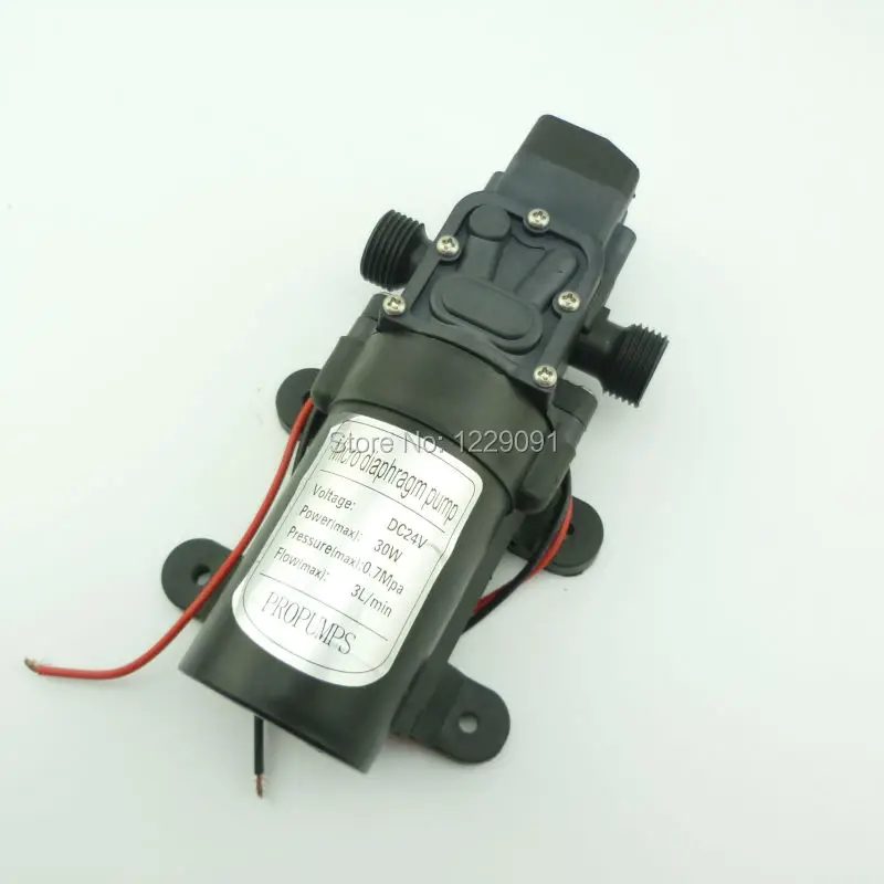 

30W water pump 24v high pressure diaphragm water pump 3L/min with dc motor