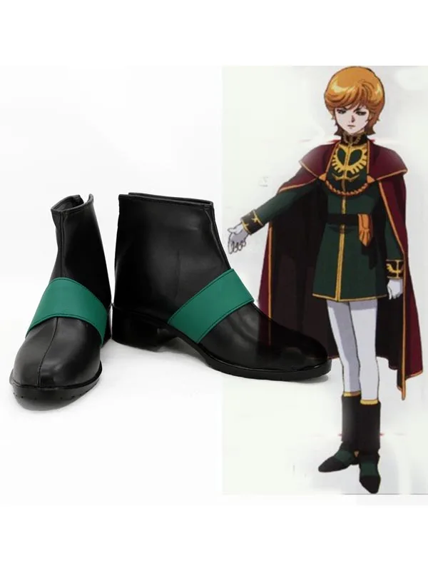 

MOBILE SUIT GUNDAM ZZ Mineva Lao Zabi Cosplay Boots Shoes Anime Party Cosplay Boots for Adult Men Shoes