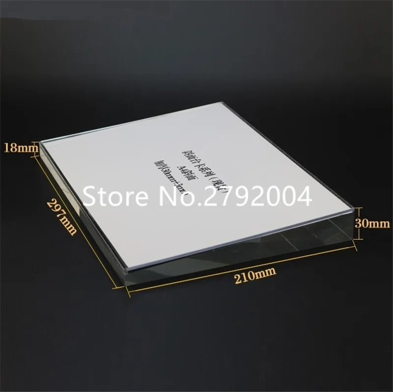 10pcs/lot High quality beveled A4 acrylic price tag holder for tablet pc display  297*210mm