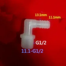 

11.1mm*G1/2 Plastic 90 Degree Elbow Hose Fitting