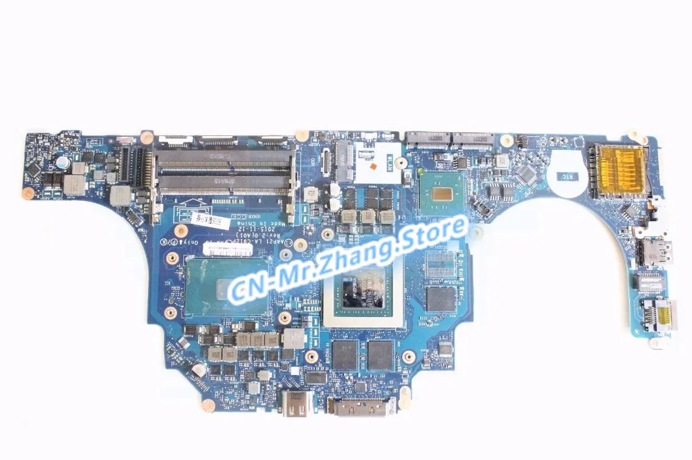 FOR Dell Alienware 17 R3 Laptop Motherboard CN-0DVV6W 0DVV6W DVV6W LA-C912P  i7-6700HQ GTX970M GPU