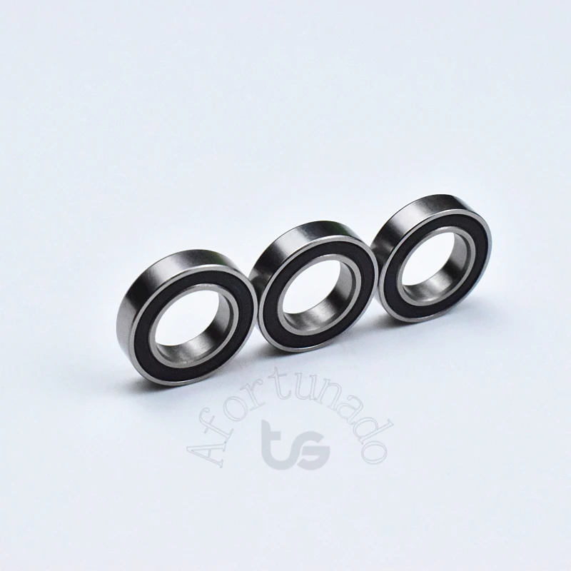 Bearing 10pcs 6801RS 12*21*5(mm) free shipping chrome steel Rubber Sealed High speed Mechanical equipment parts