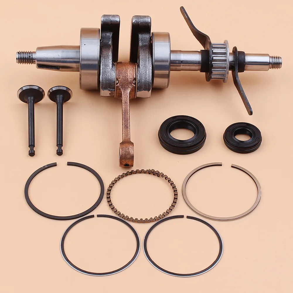 Conjunto de anéis de pistão 39mm para honda gx35, válvula de vedação de óleo, para motor 4 tempos, cortador de grama