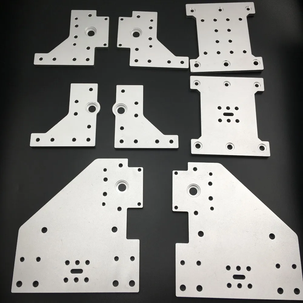 

Funssor set of 8 Aluminum Gantry Plates kit for Kyo's Sphinx CNC machine Kyo Sphinx DIY CNC aluminum Plate set