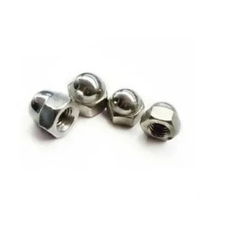 

50pcs/lot High Quality 3/16-24 Imperial Hex Cap Nut Acorn Dome Head Hex Nuts Decorate nuts