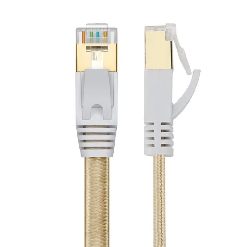 LNYUELEC Cat 7 RJ45 Shielded Pure copper LAN Network Ethernet Cable Internet Cord 3FT 6FT 10FT 1M 2M 3M 5m 10m 15m 20m