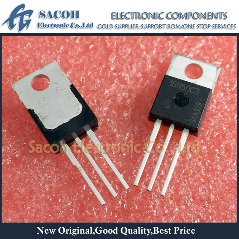 Refurbished Original 10Pcs/Lot SPP16N50C3 OR SPA16N50C3 OR SPB16N50C3 OR SPI16N50C3 16N50C3 TO-220 16A 500V N-ch Power MOSFET