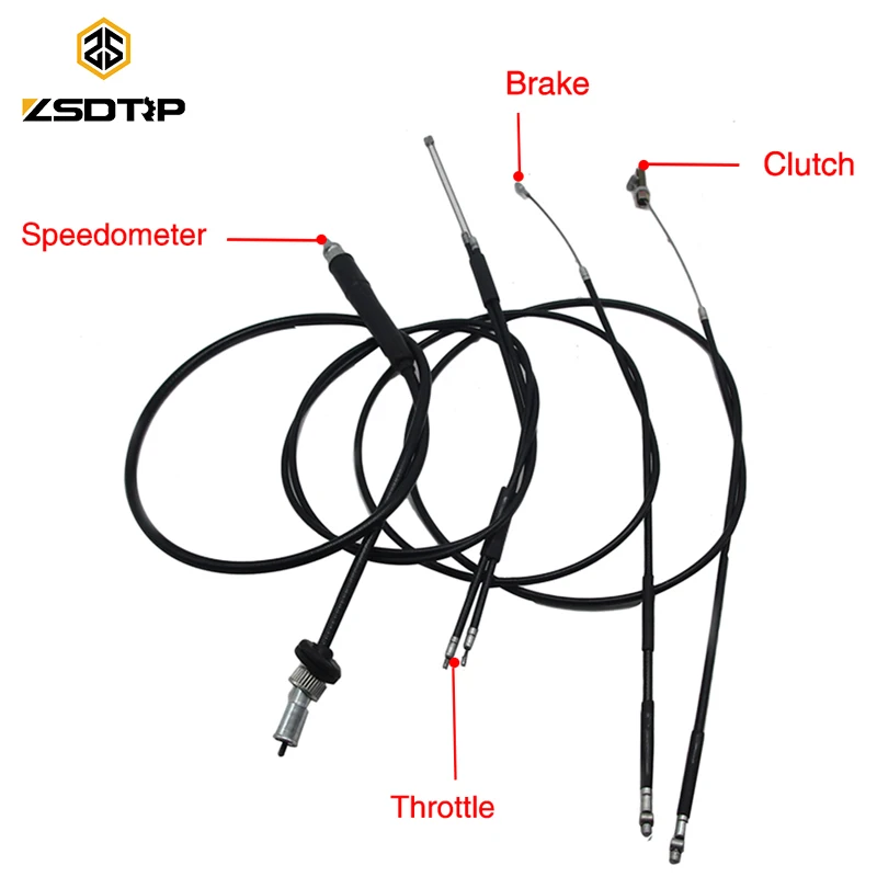 ZSDTRP Ural CJ-K750 Retro Motorcycle Speedometer Brake Throttle Clutch Cable used at Ural M72 case For BMW R1 R12 R 71