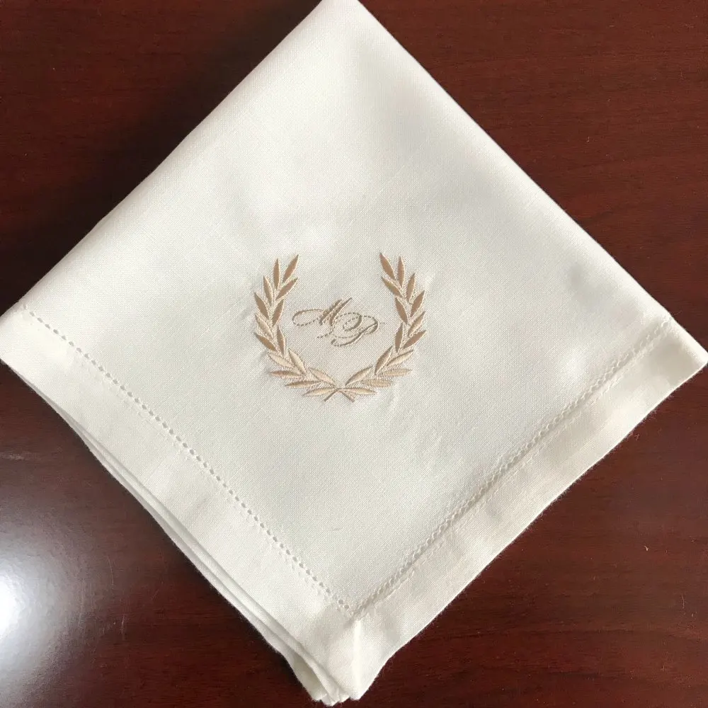 12 Pieces Customized Napkin Personalized Napkins Custom napkins Embroidered Cloth Napkins Wedding Gift Monogrammed Napkins