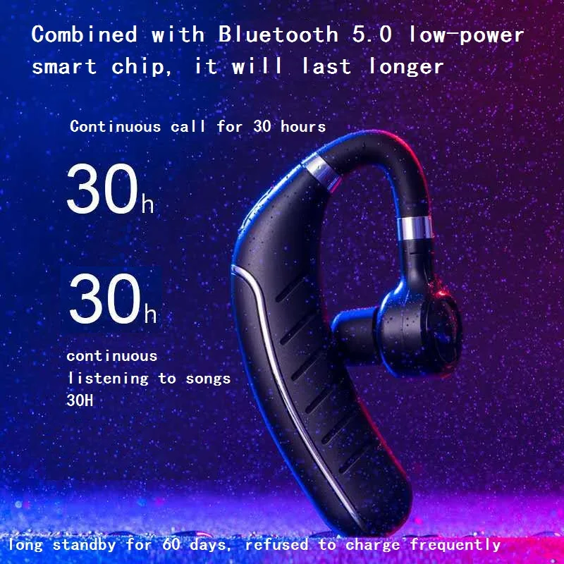 260 mAh Pin Dài Chờ Không Dây Bluetooth Tai Nghe Tai Nghe Earbud với Microphone HD Âm Nhạc Tai Nghe Tai Nghe cho IPhone Xiaomi