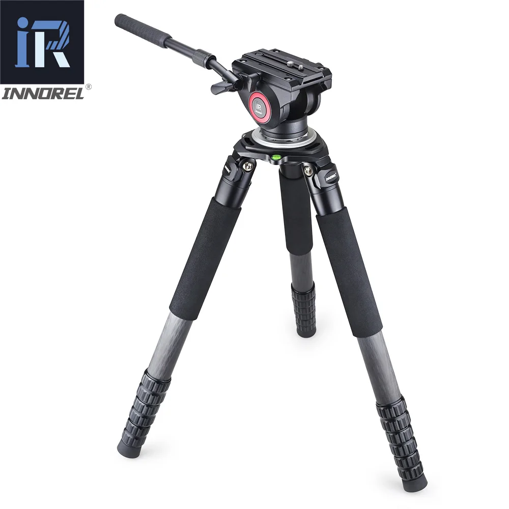 INNOREL Lightweight H80 Fluid Head Hydraulic Damping for DSLR Video Tripod Monopod Manfrotto 501PL Bird Watching Big Stable