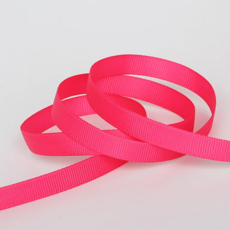 7/10/15/20/25/38 MM Fucsia 100 Yard Grosgrain Ribbon Decorazione Della Festa Nuziale Invitation Card Gift Wrapping Scrapbooking