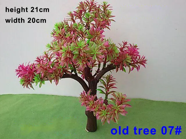 Simulation color Scenery Landscape Model Tree Forest For Miniature Landscape 21cm high