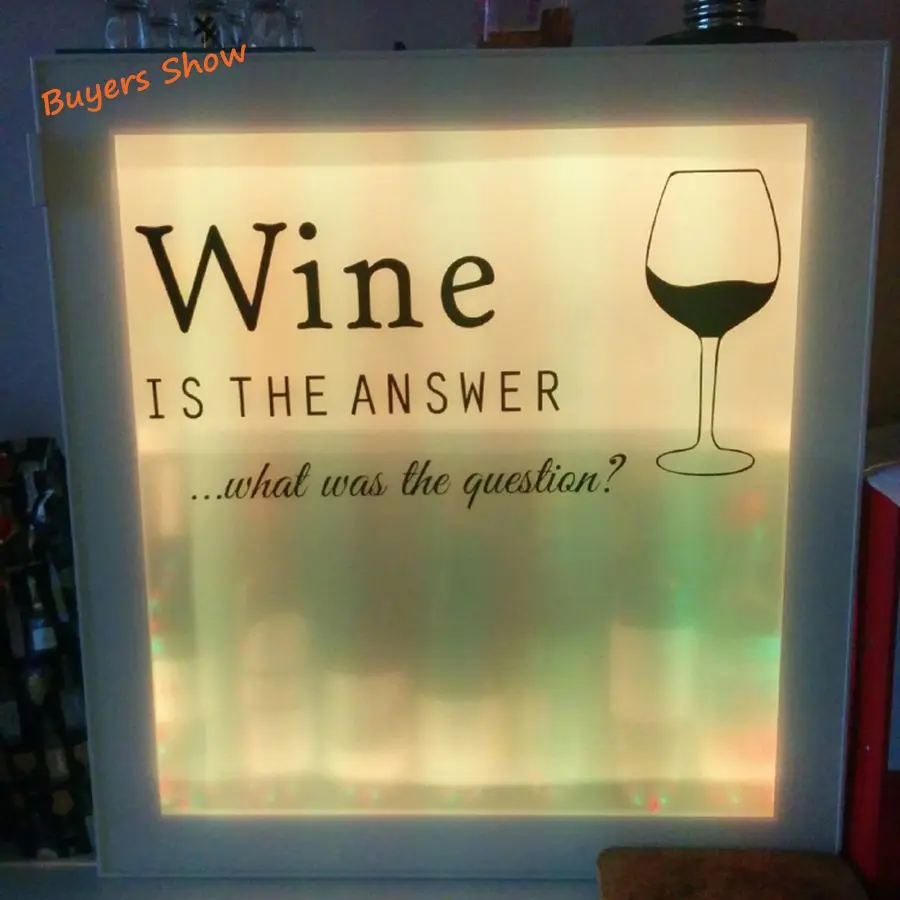 Funny kitchen stickers wine decals ,kitchen wall decor vinyl wine decoration ,F2052m(35x30cm)