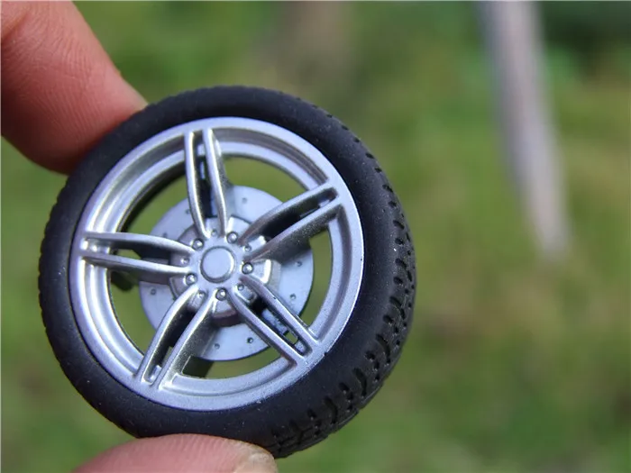 1pcs K345 38mm Diameter Rubber Toy Car Tire Wheels DIY Toys Parts