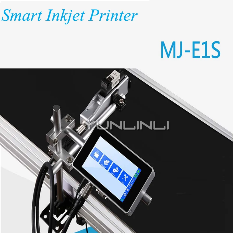 Ink-jet Printing Machine 220V Industrial Date Code,Bar Code Inkjet Printer For Plastic Bottle Can Printing Equipment MH-E1S