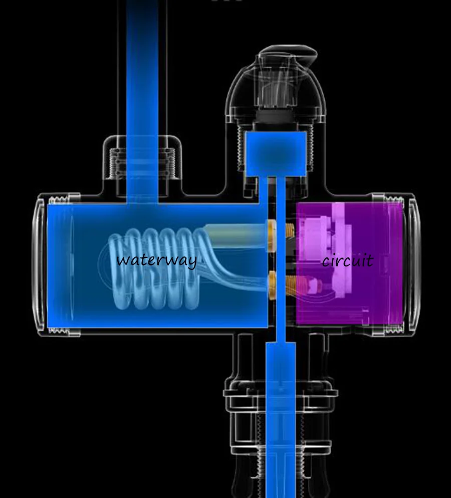 전기 온수 수도꼭지 난방 전기 수도꼭지 난방 전기 온수기 주방 홈 D107