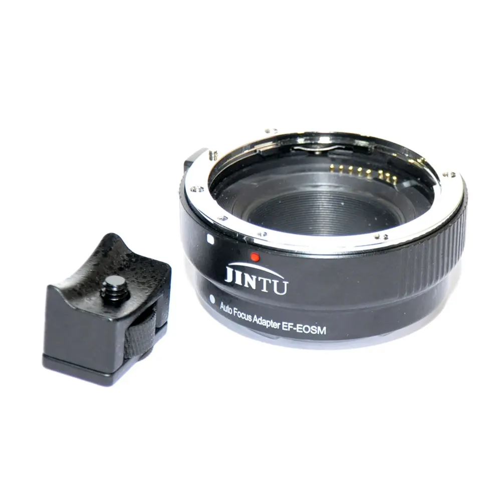 

JINTU Lens Mount Auto Adapter For Canon EOS EF / EF-S D/SLR Lens to M (EF-M Mount) Camera M1 M5 M10 M50 M100 M6 M5 Camera