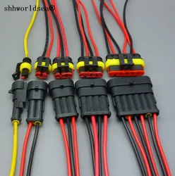 1Pair Car Auto wire connector 1 2 3 4 5 6 Way 1P 2P 3P 4P 5P car connector Male & Female Waterproof Electrical Connector Plug