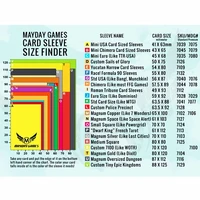 100 fundas para juegos de mesa MAYDAY, funda protectora para juegos de cartas, fundas protectoras transparentes para tarjetas