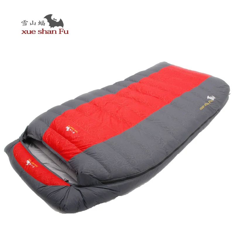 

Xueshanfu 3500G/4000G White Duck Down Filling Professional Sac De Couchage Slaapzak Sleeping Bags For Winter Use