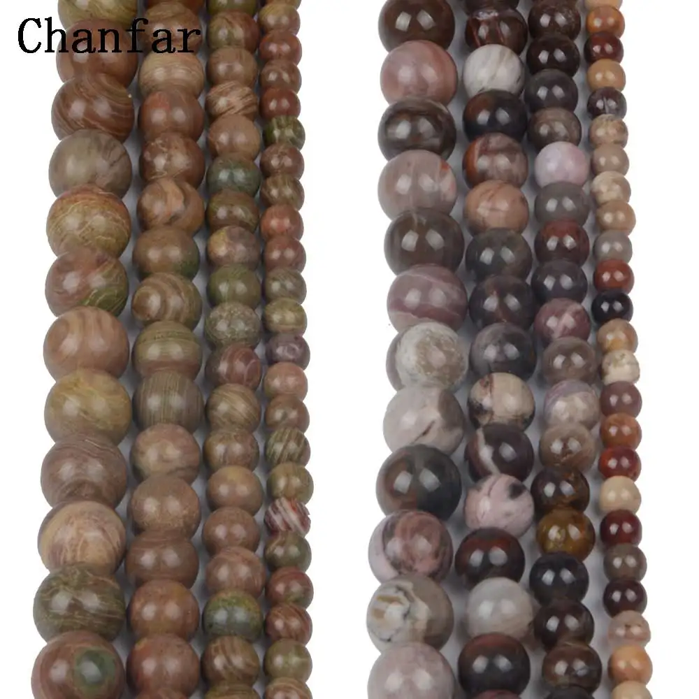 Color Cobblestone Stone Indonesia Xylopal Loose Beads Women Jewelry Fashion Making Beads 4 6 8 10 12mm