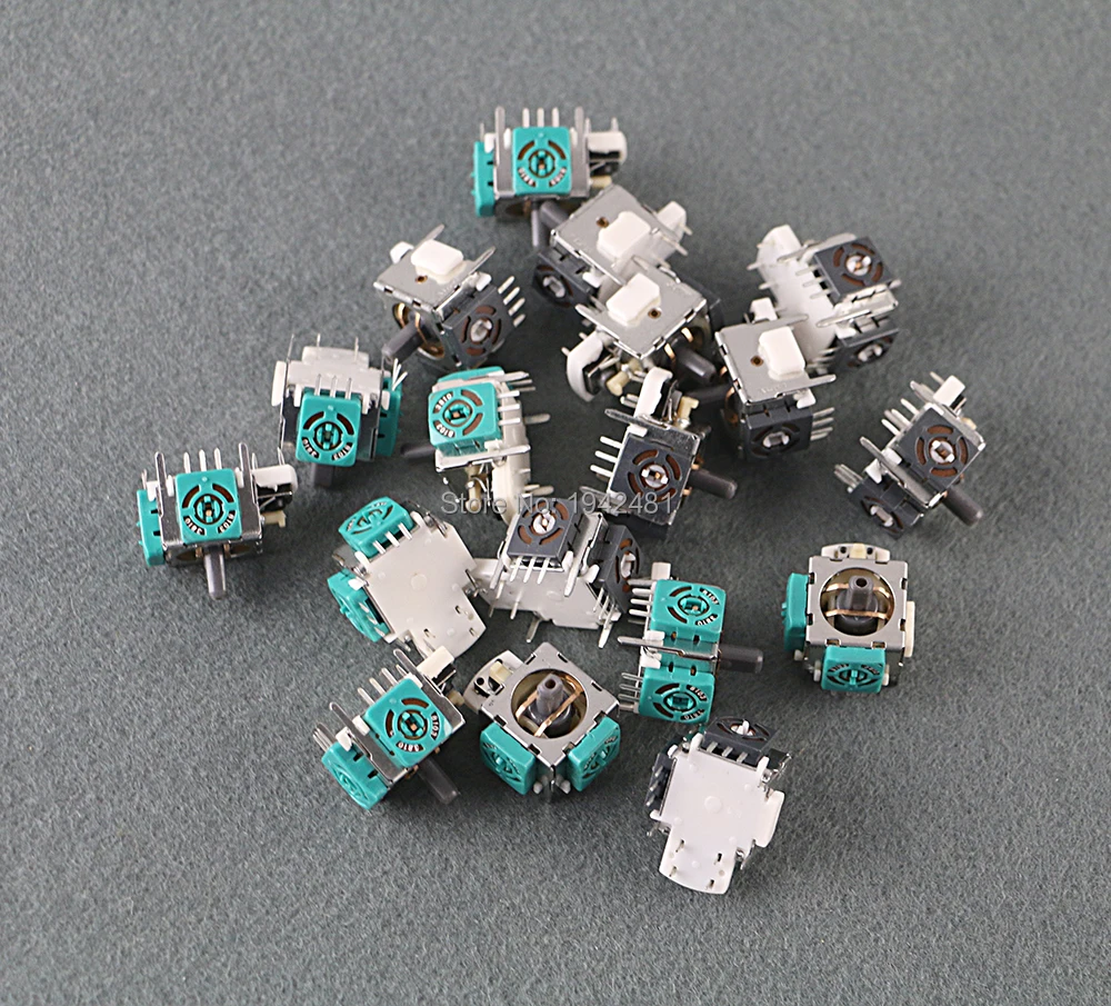 50PCS For Xbox 360 For PS2 Controller Joystick Replacement Analog 3D Joystick Stick Sensor Repair Parts with alps