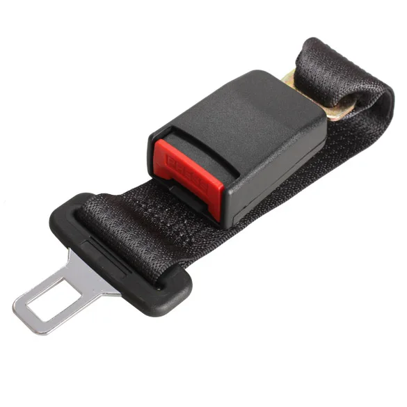 1Piece Auto Car Vehicle Seat Belt Extension Extender Strap Safety Buckle Black New Hot Sell Wholesale