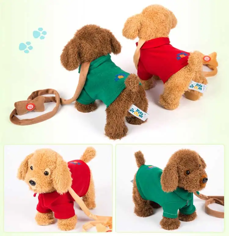 Robot Dog Sound Control Interactive Dog Electronic Pets Plush Puppy Walk 72 Songs Talk Teddy Toys For Children Birthday Gifts