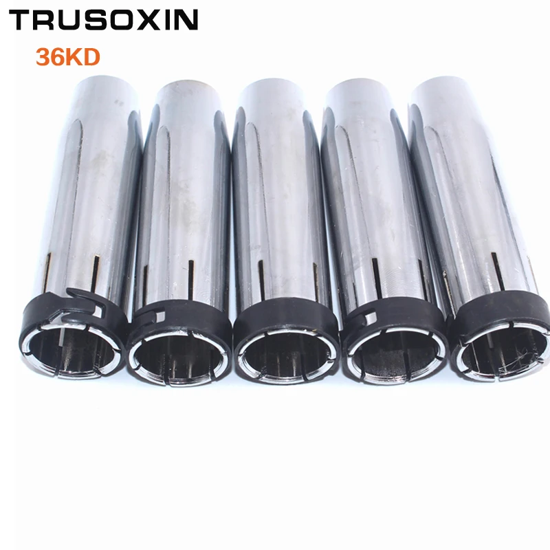 2Pcs MIG MAG Torch Stainless Steel Shield Cup of36KD MIG Gun for MIG NBC CO2 Shield  Welding Machine/Welding Equipment