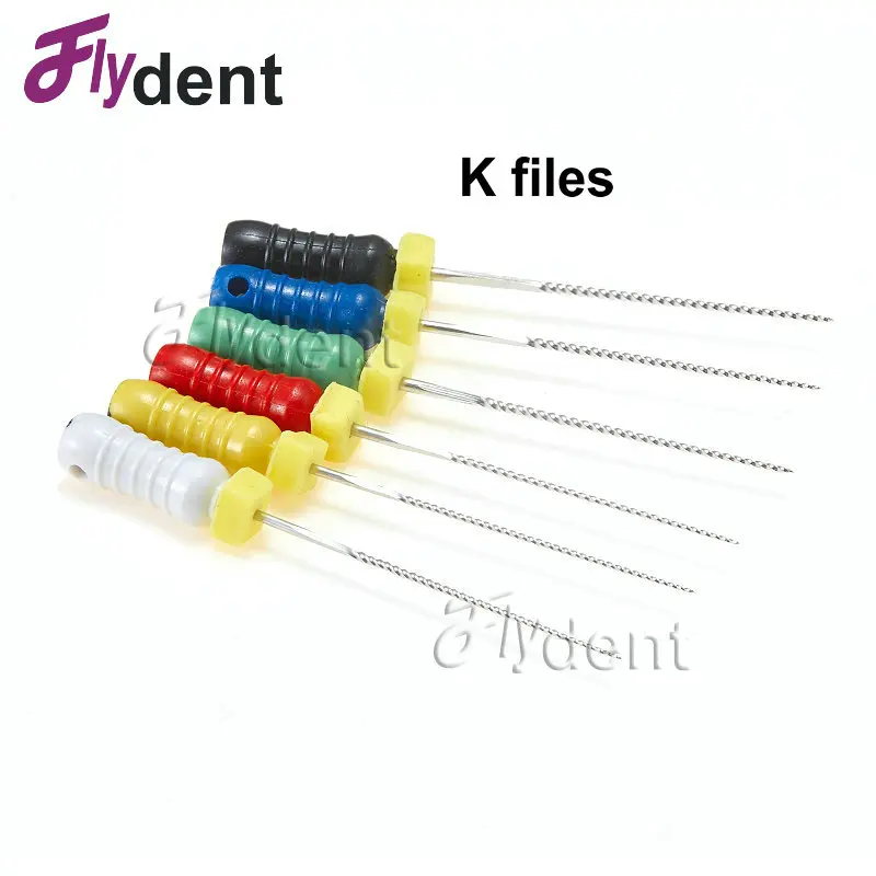 Teeth Whitening Dental K files Root Canal Endo Files Dental Hand Files Stainless Steel K H R Files