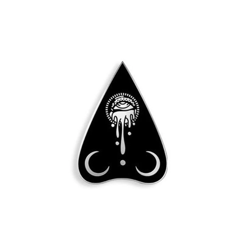 Planchette Ouija enamel pin