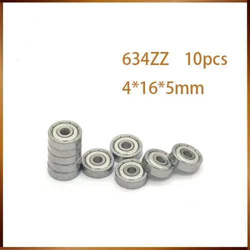 Free Shipping 684zz/ 694zz/ 604zz/ 624zz/ 634zz Bearing ( 10 Pcs ) Miniature Ball Bearings