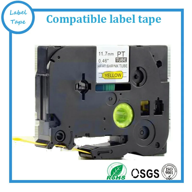 11pcs/lot mix size HSe heat shrink tape cartridge HSe tapes~ 1.5m HSe tape for cabel mark with DHL shipping