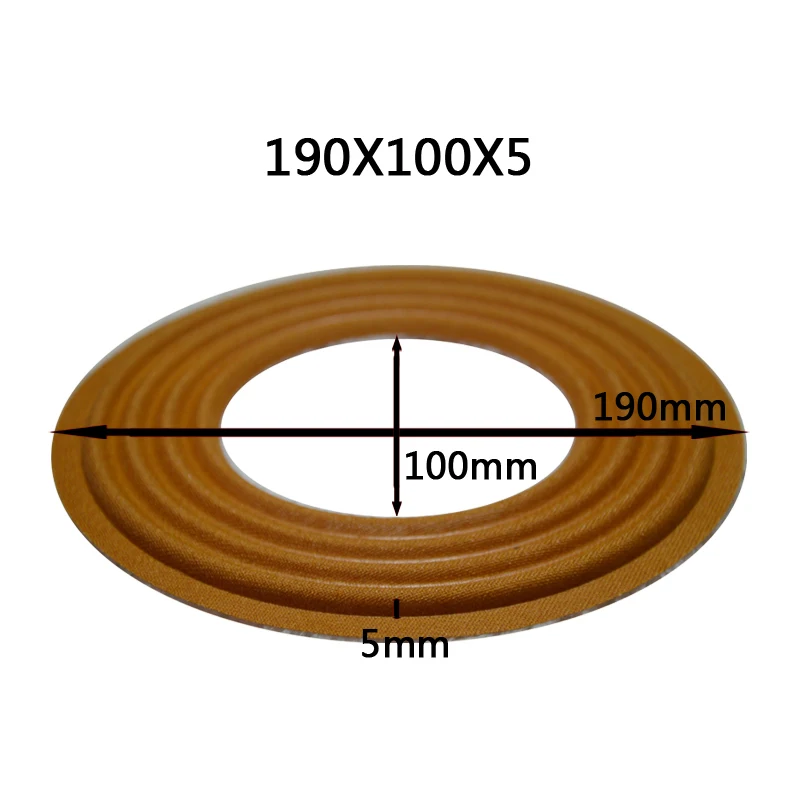 2pcs 190x49.5/190x75.5/190x100mm Elastic Wave Loudspeaker Subwoofer Woofer Bass Speaker Repair Spider Damper