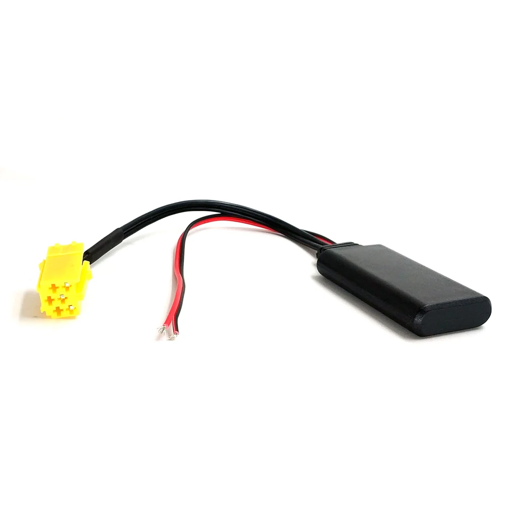 Biurlink Car Yellow 6Pin Mini ISO Aux-in Bluetooth Module Audio Adapter Kabel do Fiat 500 Bravo Panda Punto do Blaupunkt CD — zdjęcie 5