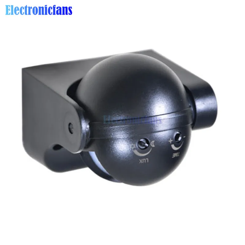 220-240V 50Hz AC 180 degree Auto PIR Motion Sensor Detector Switch 12 Meter Outdoor Light Lamp Switch Black