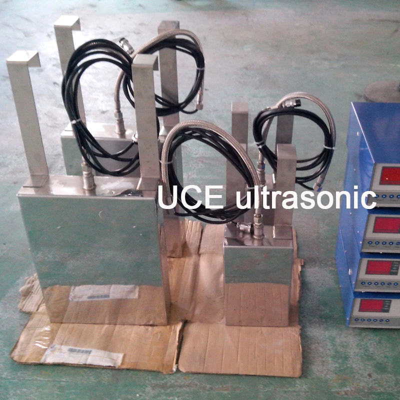 ultrasonic cleaning submersible box 28khz submersible ultrasonic cleaning transducer and generator 1000Watt