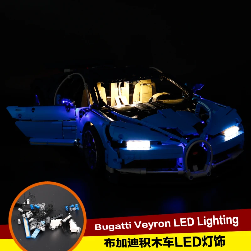 

Led light Kit for Bugatti race car Compatible 20086 Building Block Compatible With 42083 and 20086