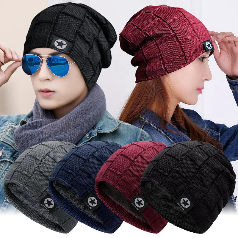 Brand Skullies Beanies Men'S Winter Beanie Hat Winter Hats For Men Cap Winter Knitted Hat Women Bonnet Homme Stocking Caps