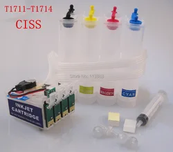 T1711XL-T1714XL CISS continuous ink supply system for epson XP-33/XP103/XP203/XP207/XP303/XP306/XP403/XP406/XP313/XP413 printers