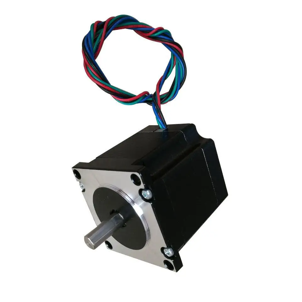 نوعية جيدة Nema23 57 خطوة المحرك 57BYG250B 1.2N.m 3A 2-Phase 4 أسلاك محرك متدرج مع عمود 8 مللي متر