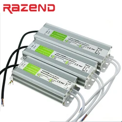 DC 12V 24V IP67 Waterproof Power Supply Transformer Adapter LED Driver AC 100-240V 10W 20W 30W 60W 80W 100W 120W 150W 200W 250W