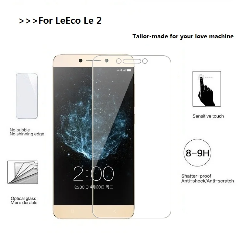 For Le 2 9H Tempered Glass For LeEco (LeTV) Le 2 X520 X527 Le II Le2 Pro X620 X625 X20 X25 Screen protector protective Film